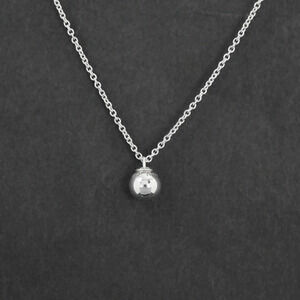 Tiffany Co Ball Necklace Silver Accessory One